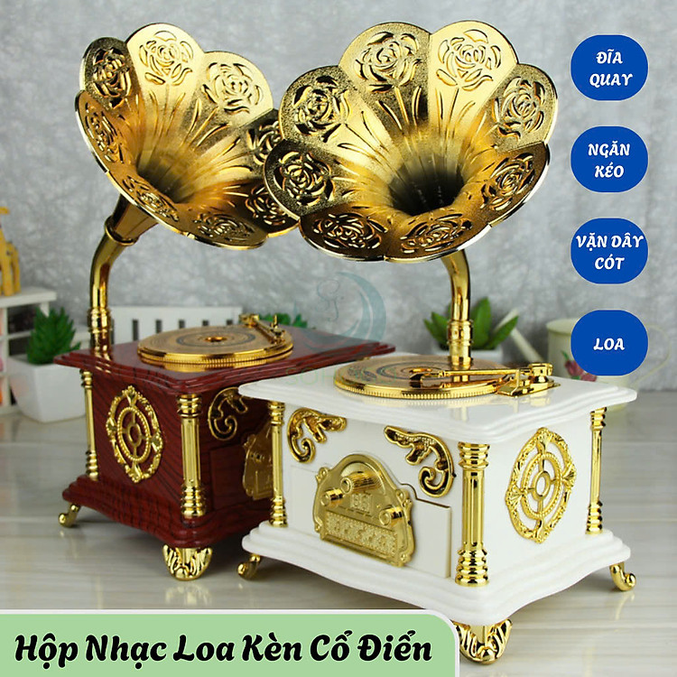 Hộp Nhạc Hoa Loa Kèn Cổ Điển