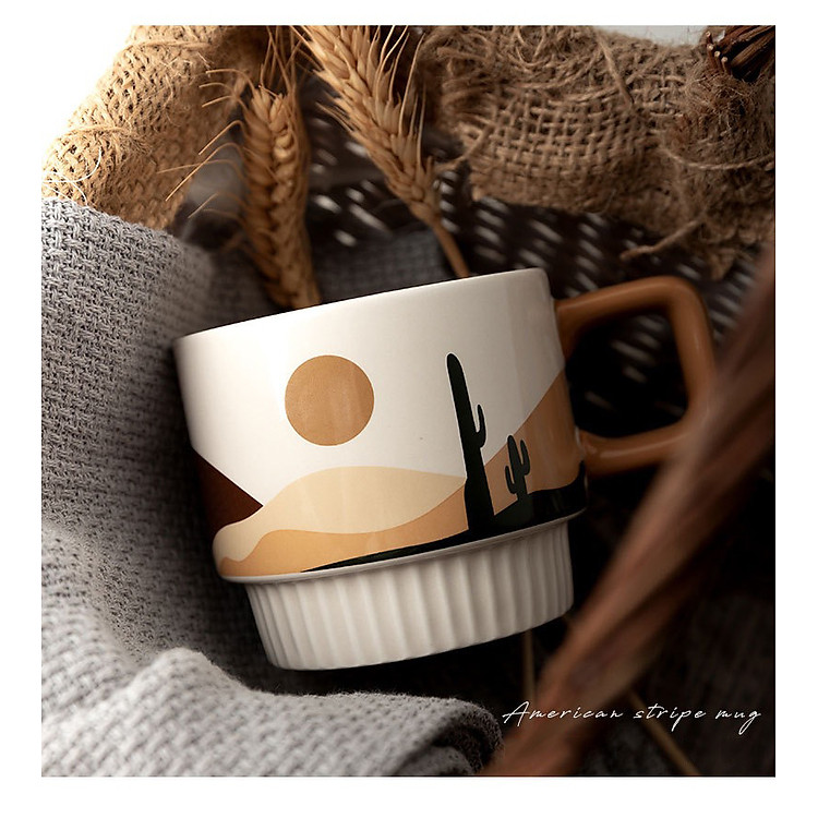 Ly Gốm Sứ Cà Phê Sang Trọng 320ml - Ảnh 4