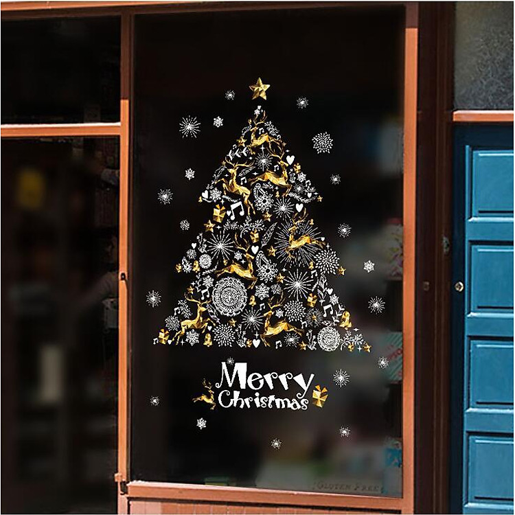 Sticker Decal Giáng Sinh Cây Thông Noel XH9293 - Ảnh 4