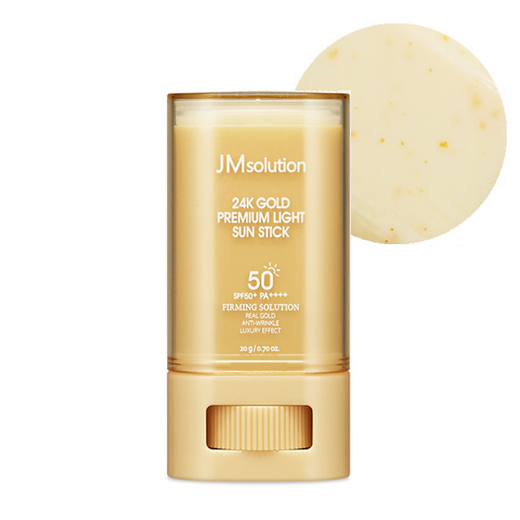 Thỏi Chống Nắng Kiềm Dầu, Giúp Da Chắc Khỏe Chứa Chiết Xuất Từ Vàng 24k Jmsolution 24K Gold Premium Light Sun Stick 20g