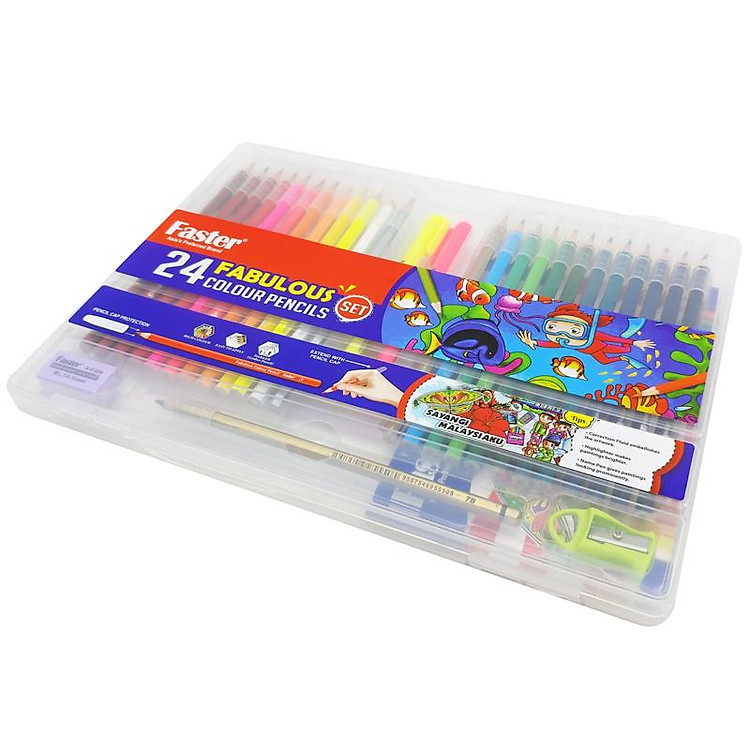 Hộp 24 Bút Chì Màu Fabulous - Ảnh 4