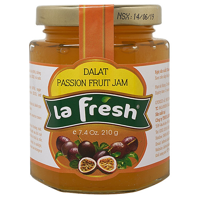 Mứt chanh dây lafresh, Bữa sáng hoàn hảo, giàu dinh dưỡng với phong cách năng động, hiện đại, tiện lợi, an toàn, chất lượng - Hũ 210gr