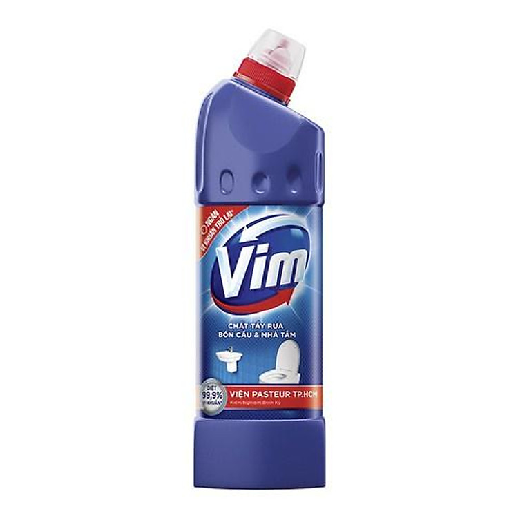 Nước tẩy bồn cầu VIM Xanh biển Bất khả chiến bại 900ml