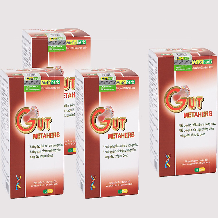 Combo 3 Hộp Thực Phẩm Chức Năng Gut Metaherb - Tặng 1 Hộp Gut Metaherb cùng loại