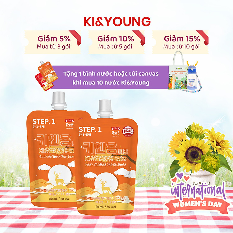 Combo Gạc hươu non cho bé Ki&Young Đảm bảo Giá rẻ - Hình ảnh 2