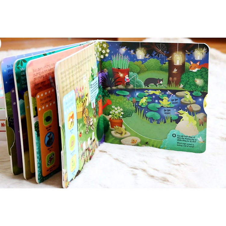 Sách Tương Tác - Sách Chuyển Động - First Explorers - Night Animals - Ảnh 3