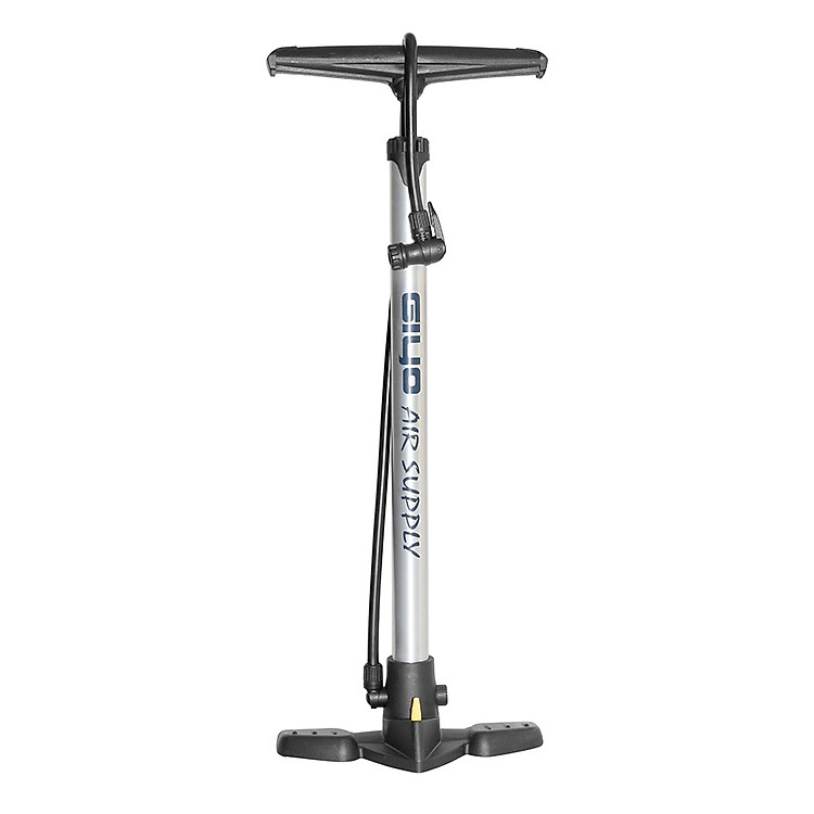 Bơm xe đạp xe gắn máy GIYO GF-32 thân nhôm xi mờ