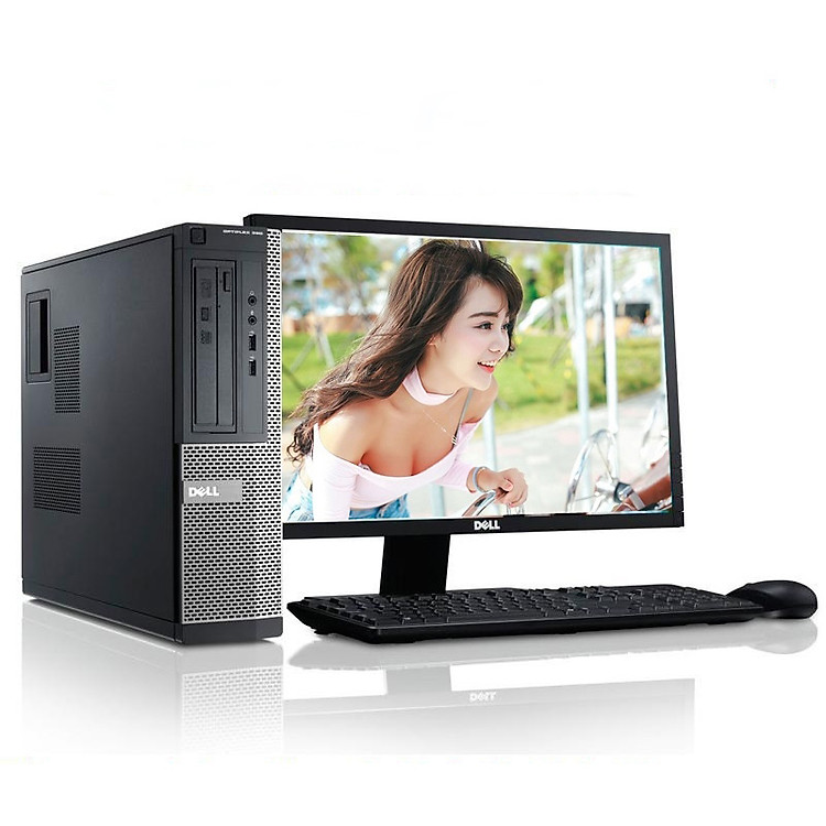 Bộ máy tính để bàn Dell Optiplex ( G620 / 8 gb /SSD 120 / 500gb ) Và Màn Hình Dell 21.5 inch - Hàng Nhập Khẩu