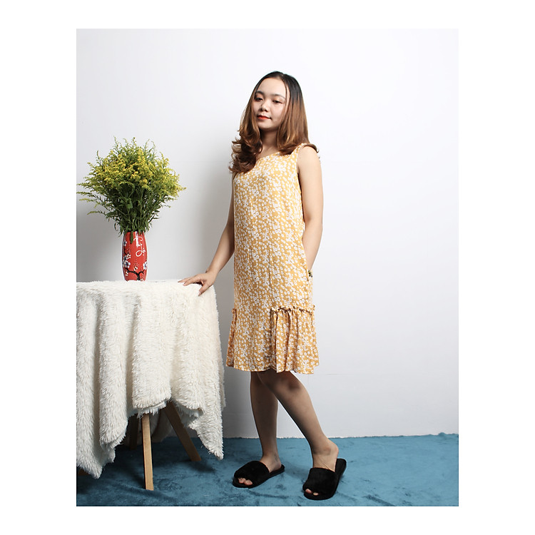 Váy Ngủ, Đầm Mặc Nhà Tole (Lanh) 3COSTY. B2VSN Nhiều Họa Tiết