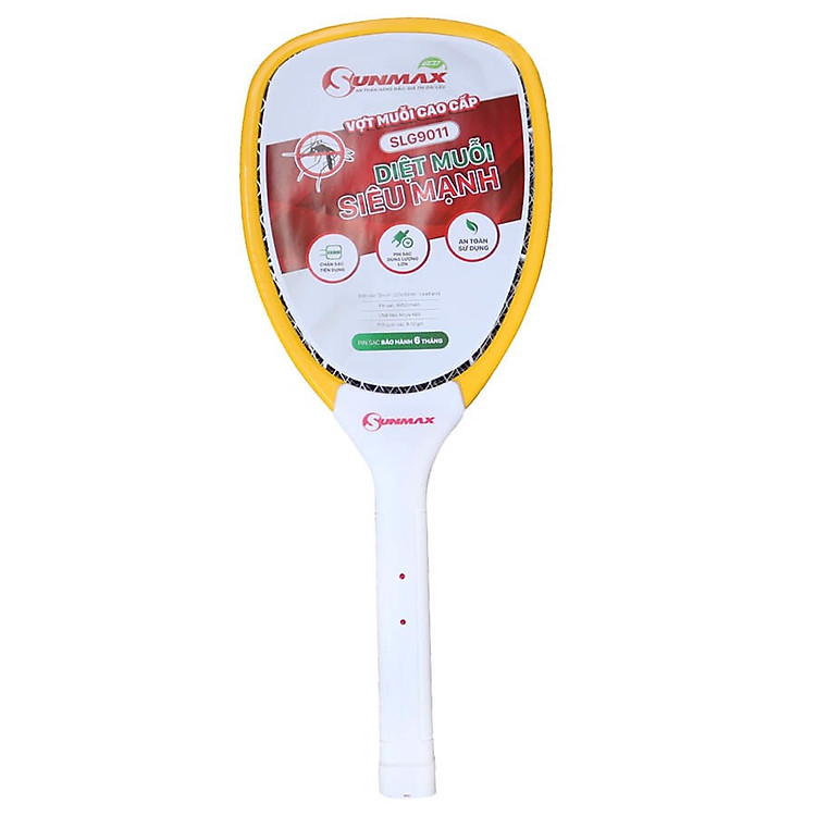 Vợt Muỗi Sạc Tích Điện Sunmax SLG9011