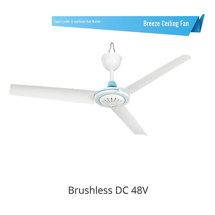 48V Low Voltage Dc Power Ceiling Fan Outdoor Non-electric Fan Fc11-50 Breeze Battery Fan