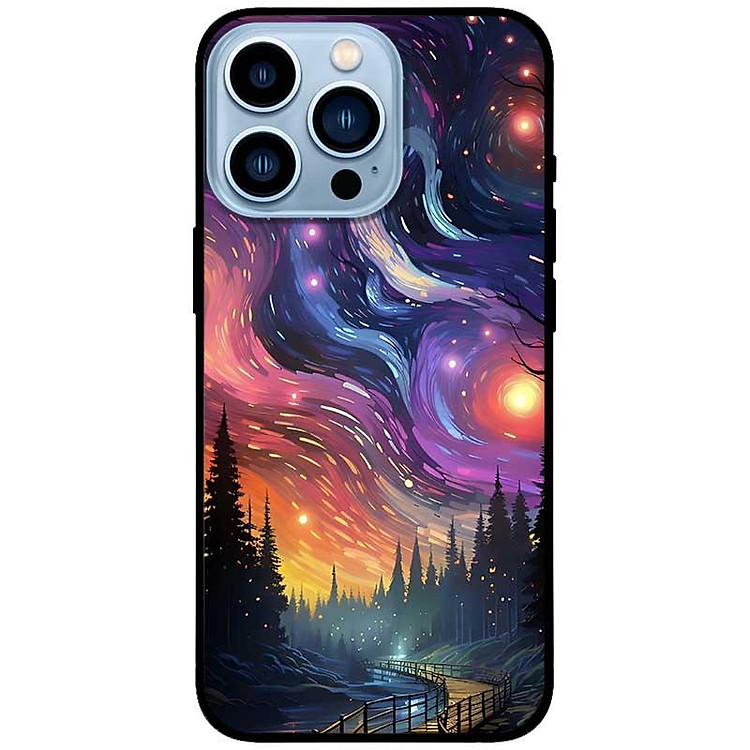 Ốp lưng dành cho Iphone 12 - 12 Pro - 12 Pro Max - 13 Mini - 13 - 13 Pro - 13 Pro Max - Bầu Trời Galaxy Đẹp - Hàng Chính Hãng