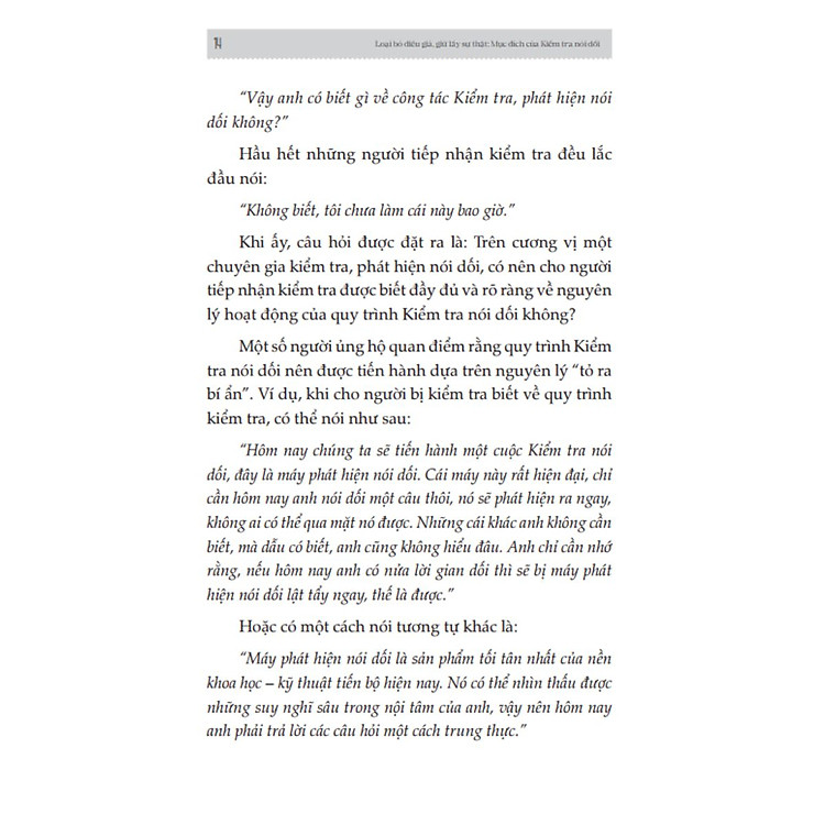 Tâm Lý Học Tội Phạm - Nghệ Thuật Phát Hiện Lời Nói Dối - Ảnh 6
