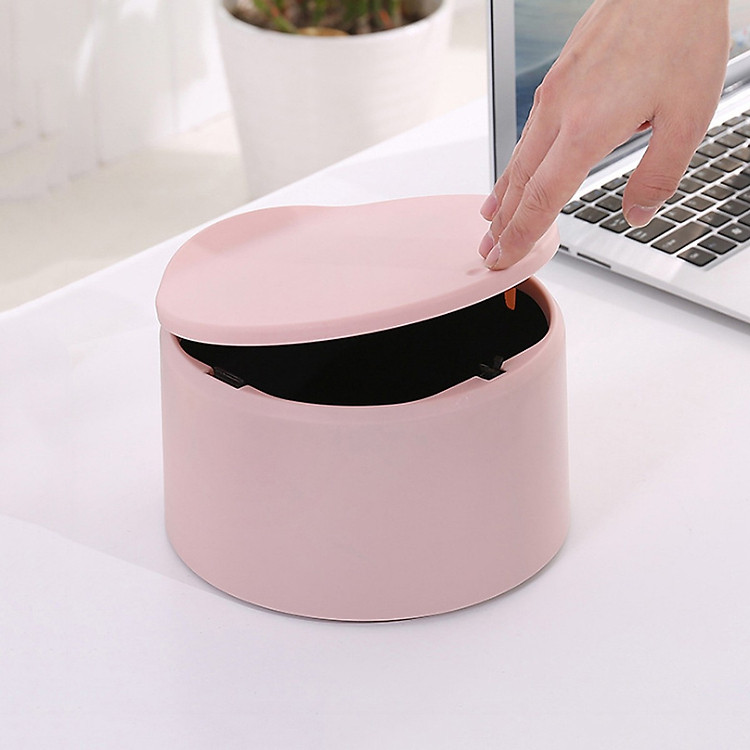 Hộp Đựng Rác Mini Để Bàn Cho Dân Văn Phòng ( Giao Màu Ngẫu Nhiên)