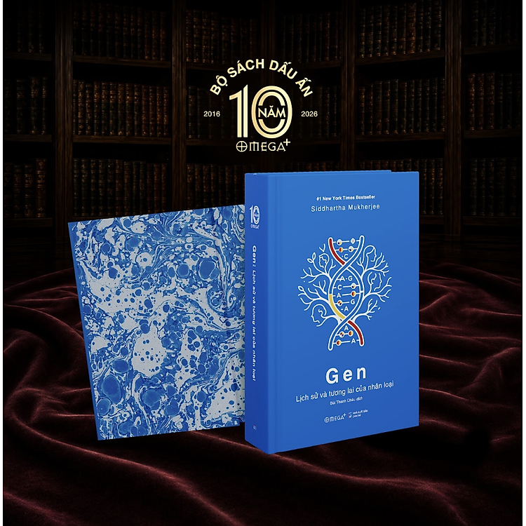 Gen - Lịch Sử Và Tương Lai Của Nhân Loại - Ấn Phẩm Dấu Ấn 10 Năm Omega+ - Siddhartha Mukherjee - Alpha Books