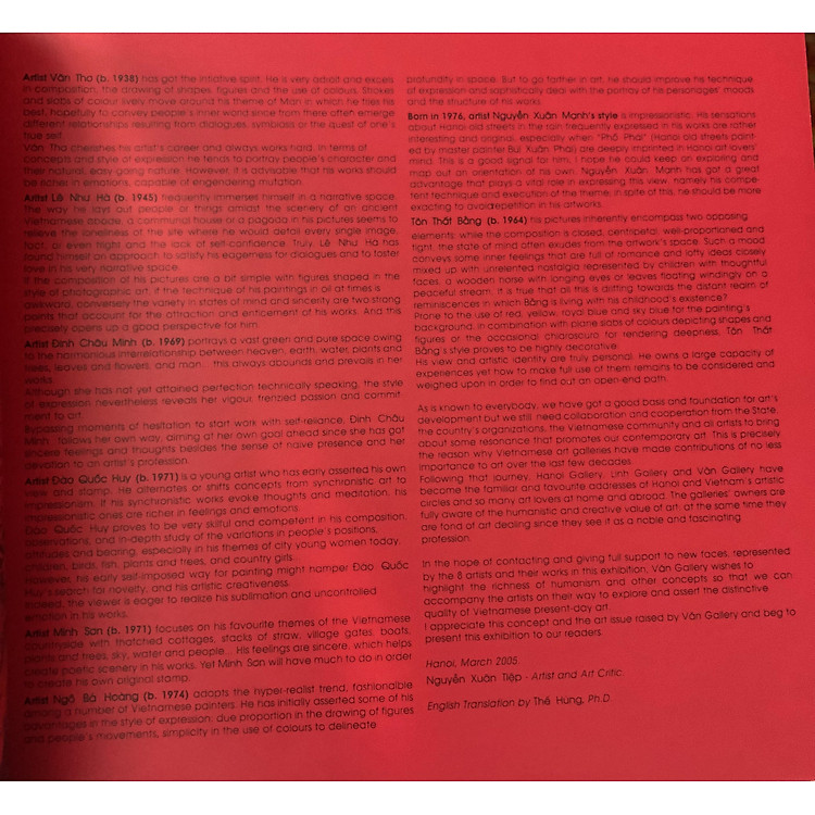 Văn Gallery - Sách Hội Họa Các Họa Sĩ Đương Đại Việt Nam - Ảnh 2