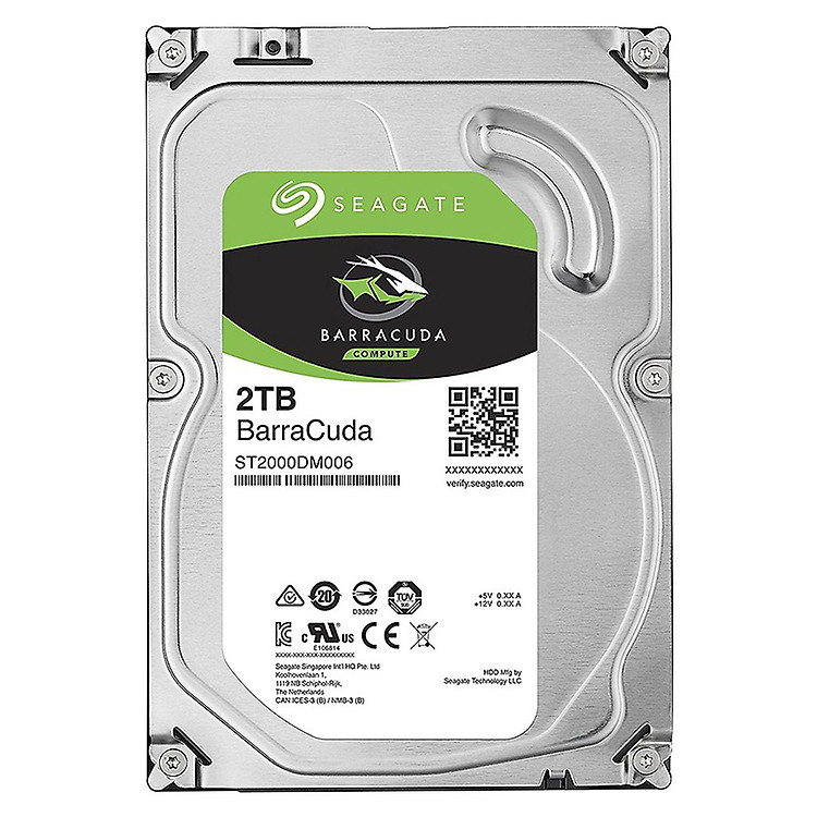 Ổ cứng HDD Seagate 2TB 7200RPM 3.5 inch - Hàng nhập khẩu