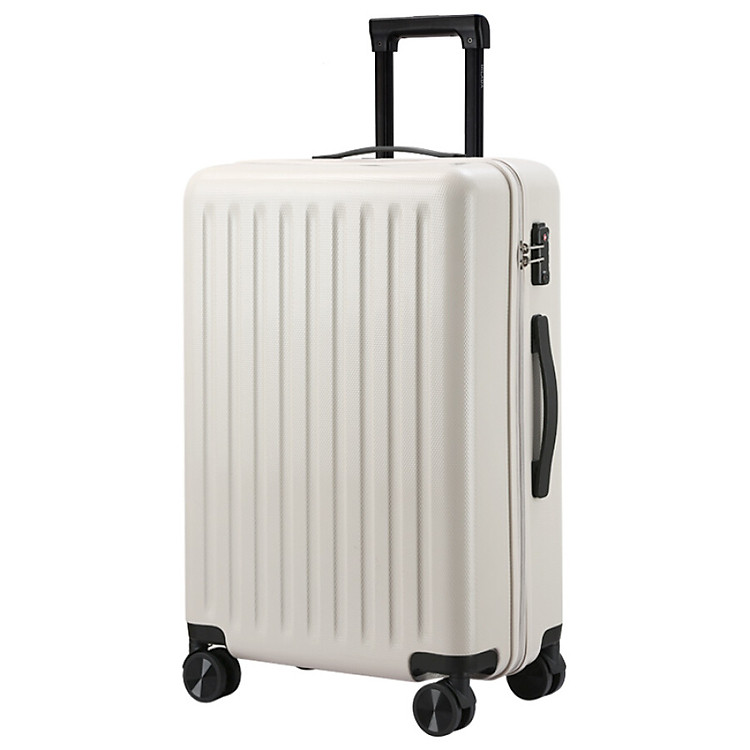 MILADA suitcase trolley case male and female universal wheel luggage box password box boarding D9603 20 inch ivory white