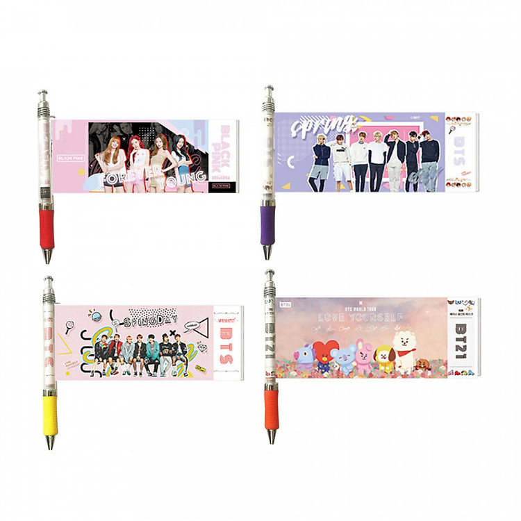 Combo 4 bút kéo BTS BlackPink