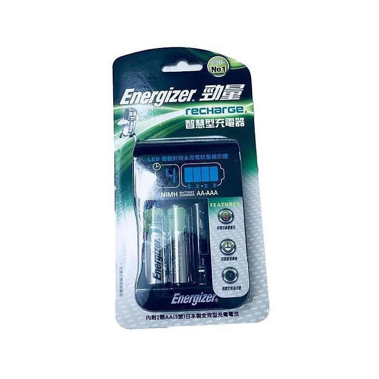 Energizer - Máy Sạc Pin Thông Minh (Recharge CHP42 Smart Charger 4 AA)