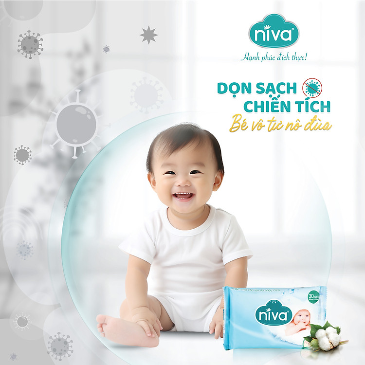 Combo 05 Khăn Ướt Đa Năng NIVA Chính hãng Giá tốt - Hình ảnh 5