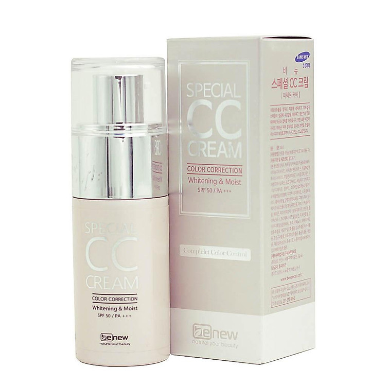 Kem Trang Điểm Chống Nắng Kiềm Dầu, Lâu Trôi Hàn Quốc Cao Cấp Benew Special C.C Cream SPF 50+/PA+++ ( 30 ml ) – Hàng Chính Hãng