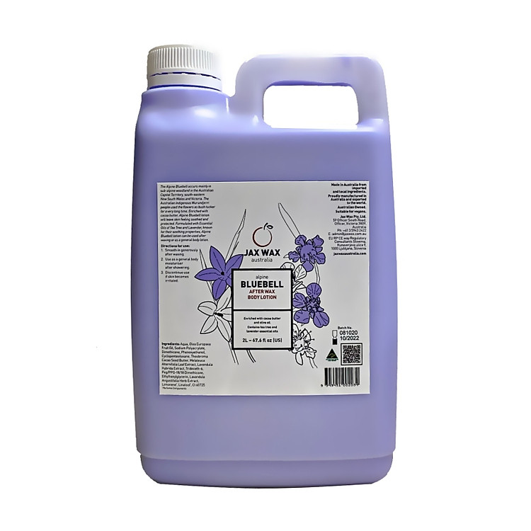 Kem dưỡng sau tẩy lông Alpine Bluebell 2 lít - giảm viêm nang lông, ngừa lông mọc ngược