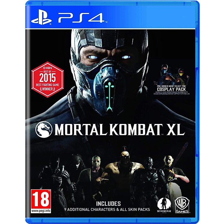 Đĩa Game PS4 Mortal Kombat XL Cho Playstation 4 -Nguyên Seal - Hàng nhập khẩu