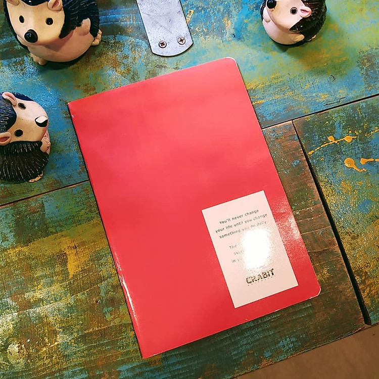 Vở Crabit kẻ ngang - Carrot trơn - 80 trang