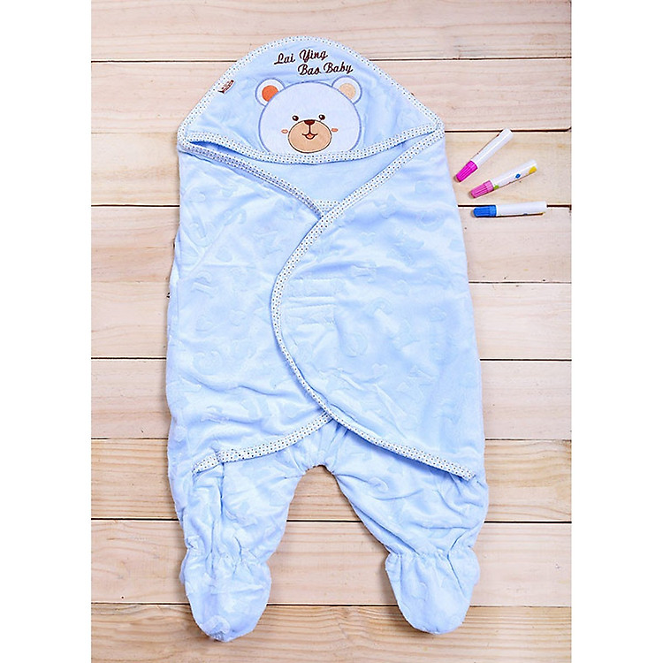 Túi Ngủ Cao Cấp Cho bé Trai - Màu Xanh