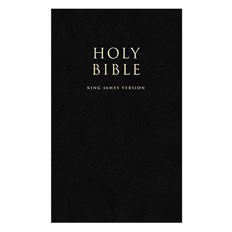 HOLY BIBLE: King James Version (KJV) Popular Gift & Award Black Leatherette Edition: Authorized King James Version (Bible Akjv)