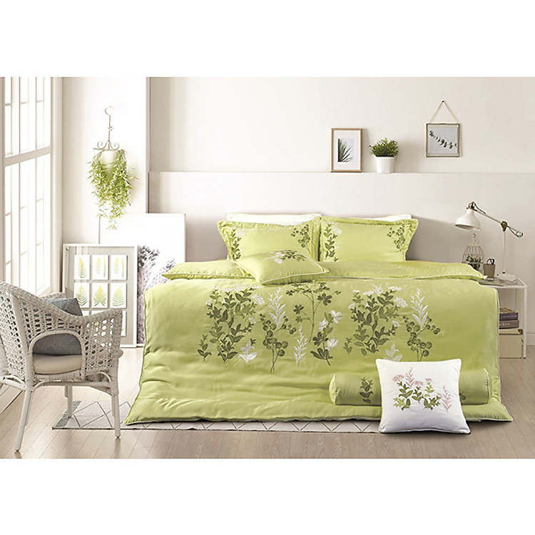 Bộ chăn ga
(01 ga phủ
01 vỏ chăn 200*220
02 vỏ gối 45*65) Everon EST19032