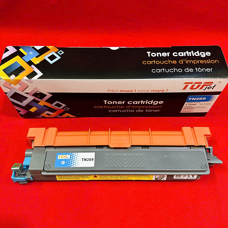 Hộp mực TN269 Topjet CÓ CHIP dùng cho máy in Brother HL L3240CDW L3280CDW L3560CDW MFC L3760CDW/ L8340CDW - hàng chính hãng