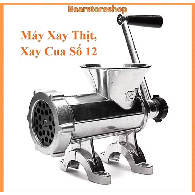 CỐI XAY THỊT CÁ CUA GIA VỊ QUAY TAY SỐ 10 SỐ 12 HÀNG CHUẨN CHẤT LƯỢNG