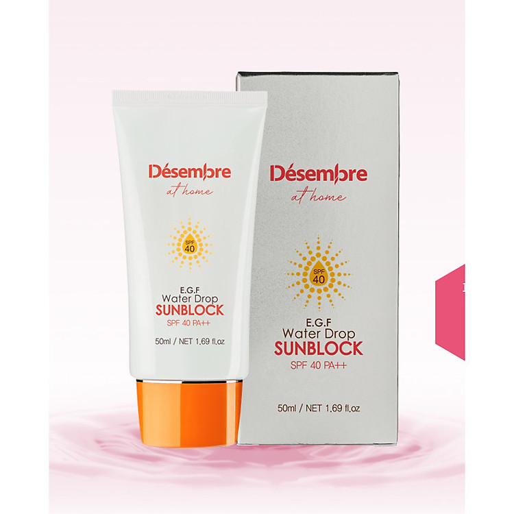 DESEMBRE E.G.F WATER DROP SUNBLOCK SPF 40 PA++