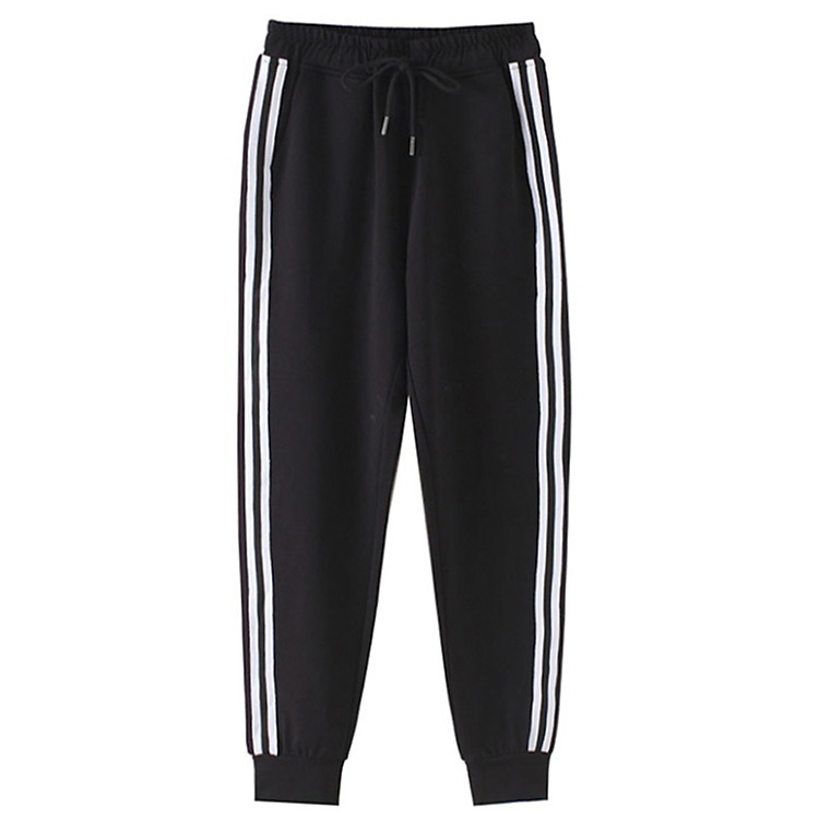 Quần jogger thun nữ 2 sọc QJT01