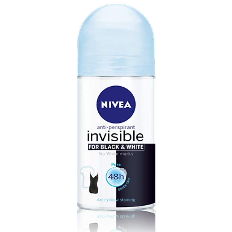 Lăn Khử Mùi Nữ Black & White Nivea 50ml - 82234