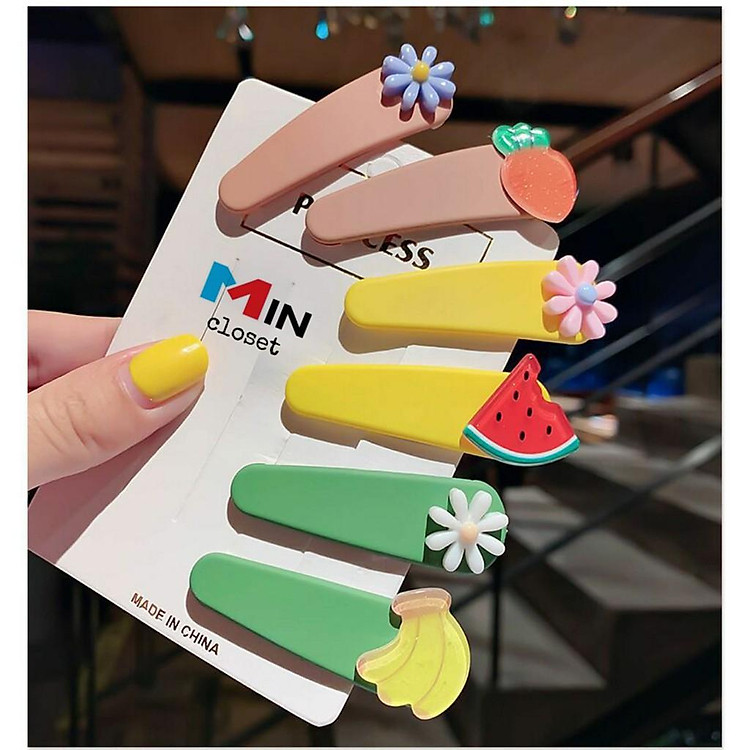 SET 2 Kẹp tóc trái cây hàn quốc