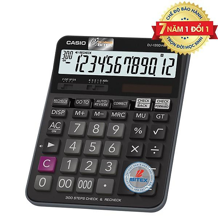 Máy Tính Casio DJ-120D Plus - Ảnh 3