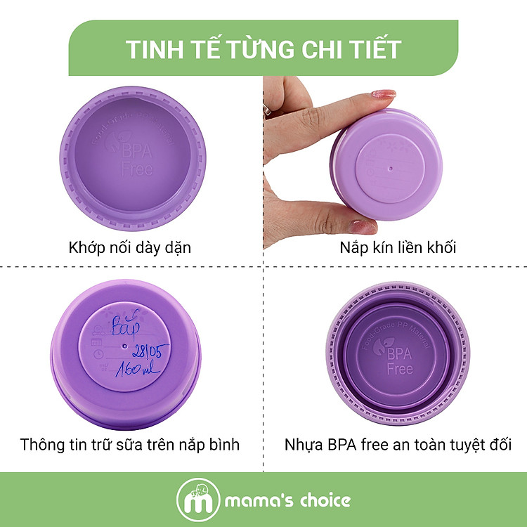 Nắp Bình Sữa Mama's Choice Cổ Rộng Uy tín Tiết kiệm - Hình ảnh 5