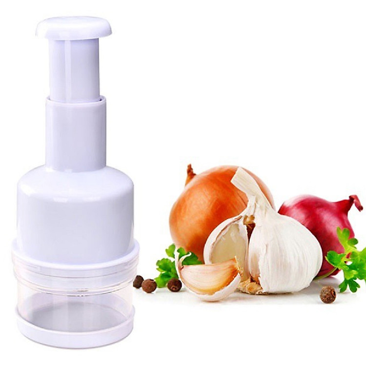 Máy xay giã tỏi ớt bằng tay dạng hũ nghiền siêu tiện dụng