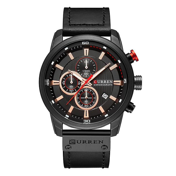 Đồng Hồ Nam Curren Chống Nước Dây Da Cao Cấp AG291 Full Box - Hàng Chính Hãng