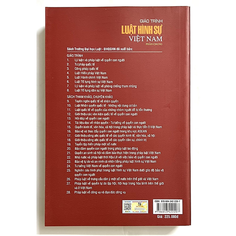Giáo trình Luật hình sự Việt Nam Phần chung (Tái bản lần thứ nhất, có sửa chữa, bổ sung) - Ảnh 2