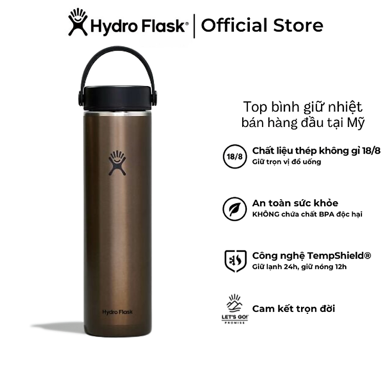 Bình giữ nhiệt Hydro Flask 24 oz Lightweight Wide Mouth Trail Series - Hàng chính hãng(Season 2024)