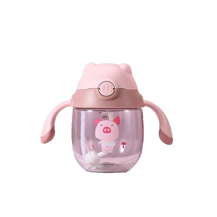 Bình đựng nước tập uống chống sặc nước cho baby e bé Remax RL-Cup76 dung tích 300 ml giao hàng theo màu ngẫu nhiên- hàng chính hãng