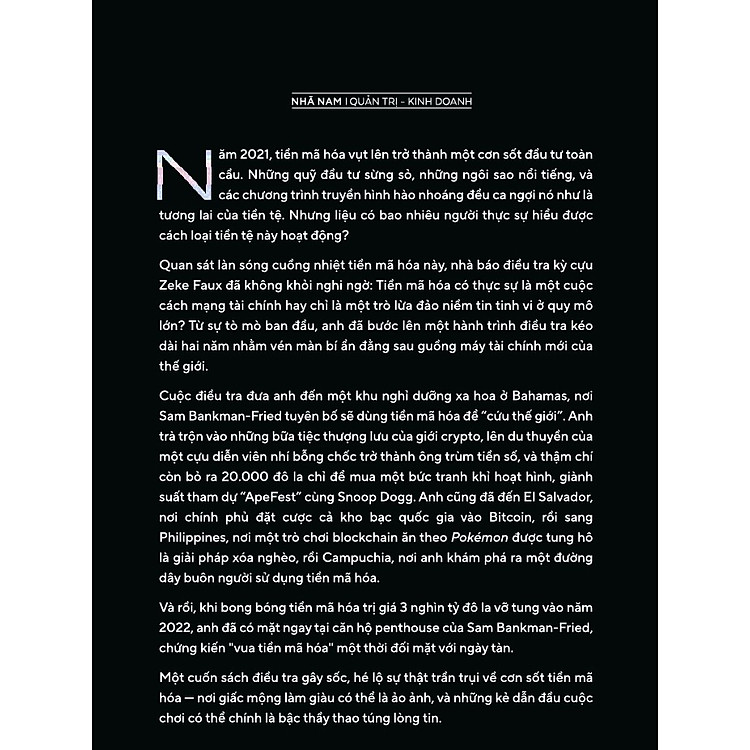 Tiền mã hóa - Giấc mơ vàng và cơn ác mộng tài chính (Zeke Faux) - Ảnh 2