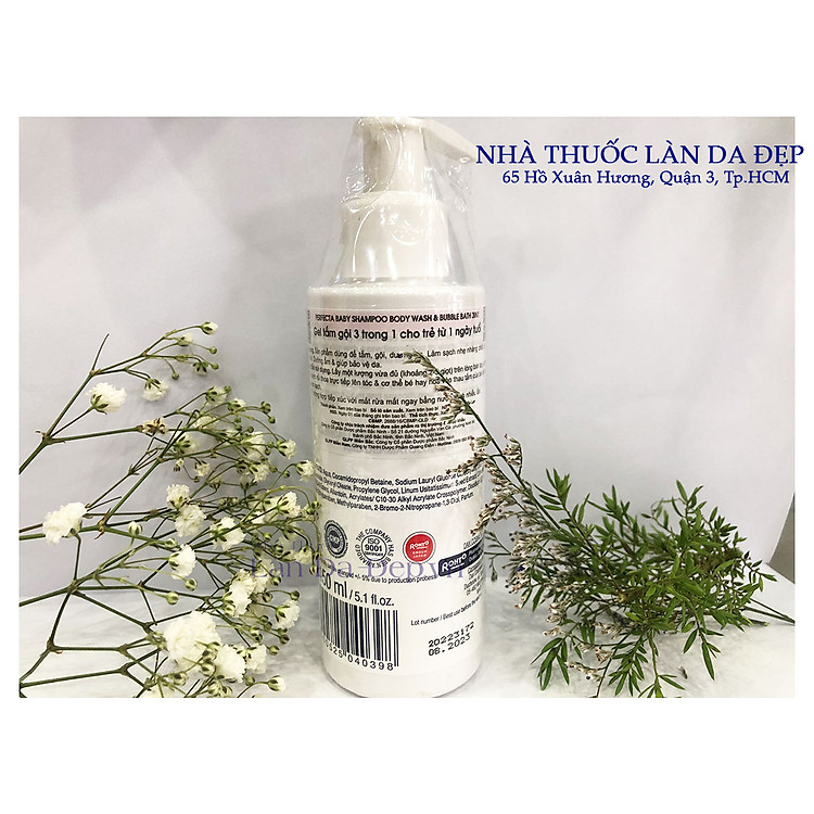 Sữa tắm gội Perfecta Baby 3 trong 1 Chính hãng Giá rẻ - Hình ảnh 2