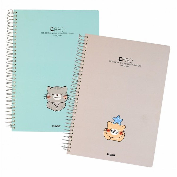 Sổ Lò Xo Caro A4 (300 trang)