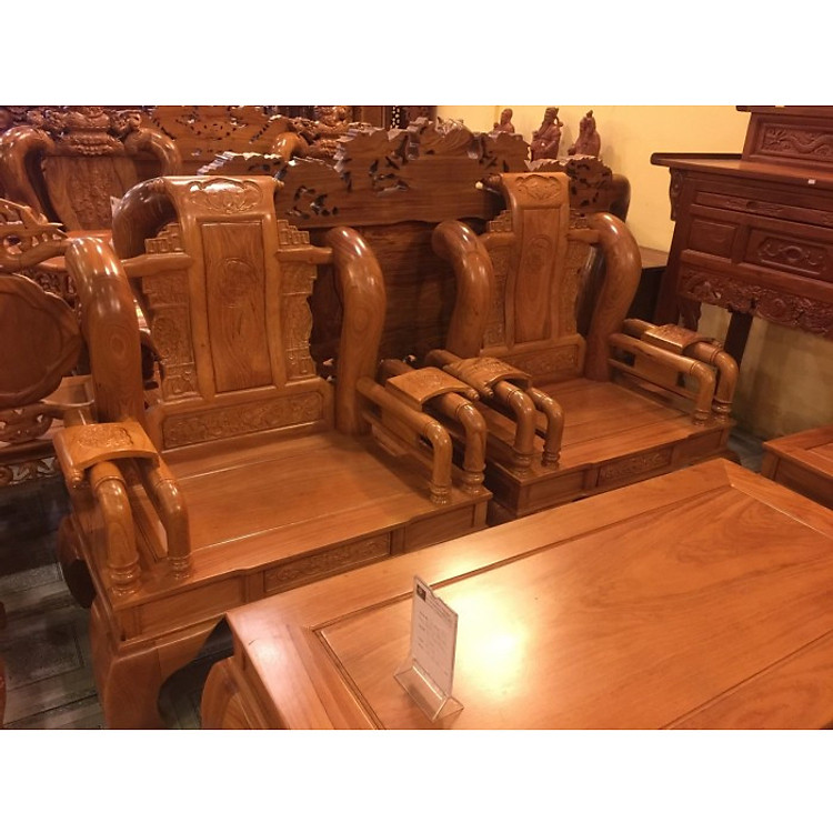 Bộ bàn ghế gỗ gõ đỏ Tần Thuỷ Hoàng.Bộ Bàn Ghế Phòng Khách Tần Thủy Hoàng Gỗ Gõ Đỏ
