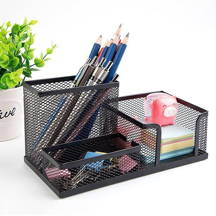 Pen Holder Desk Organizer Pen Cup Decor Supplies for Desktop Home Stationery